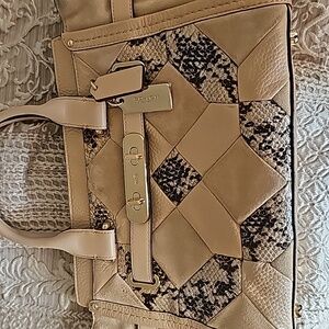 Coach mixed print bag